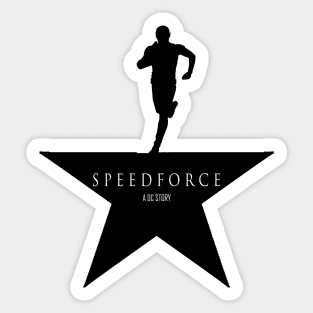 "Speedforce" Hamilton Logo Parody Sticker